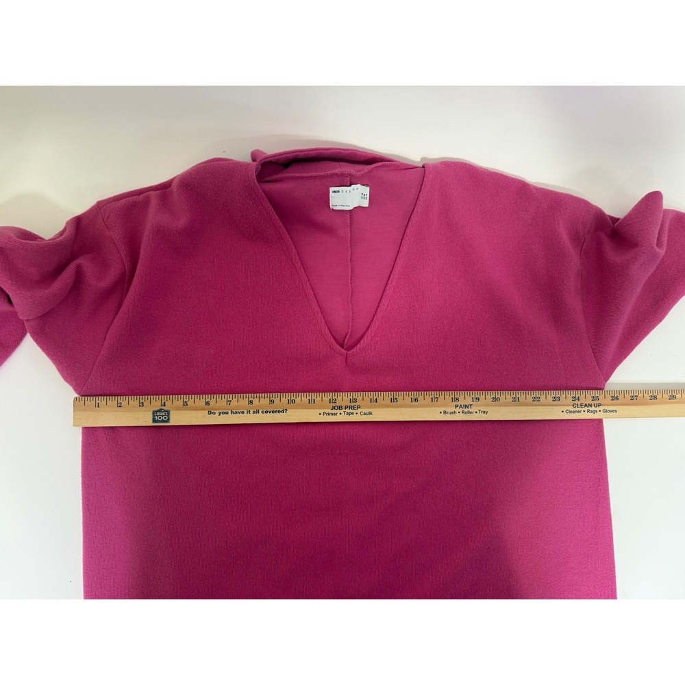 ASOS DESIGN Maxi Dress Women's 14 Deep V-Neck Choker Detail Pink - Picture 6 of 11